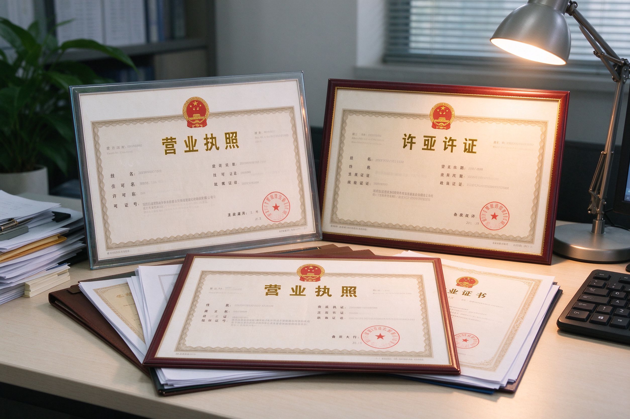 企业经营资质许可证代办